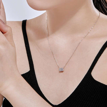 [LuckyStar]Luxurious Square Shape Colorful Necalack
