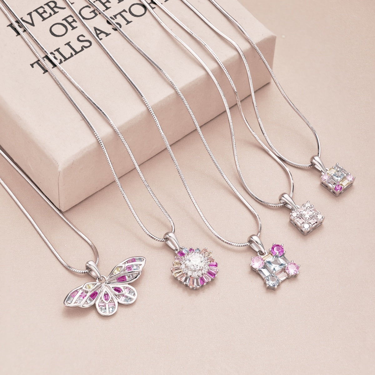 [LuckyStar]Charming Flower Colorful Necklace