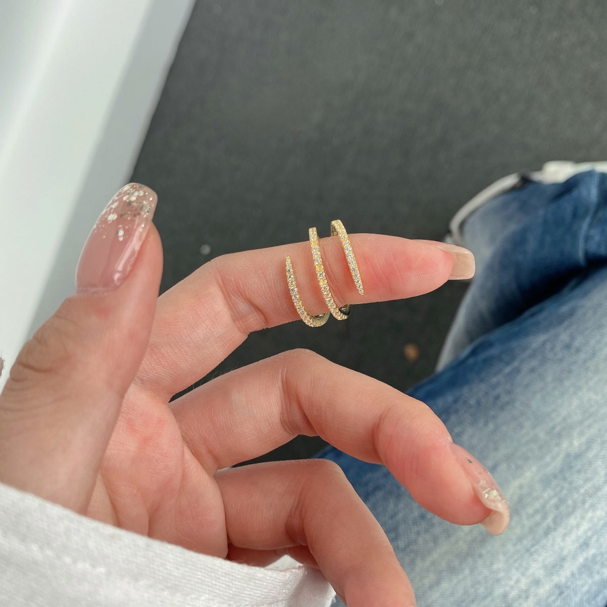 [LuckyStar]Unique Vibrant Entangle Daily Ring