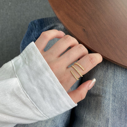 [LuckyStar]Unique Vibrant Entangle Daily Ring