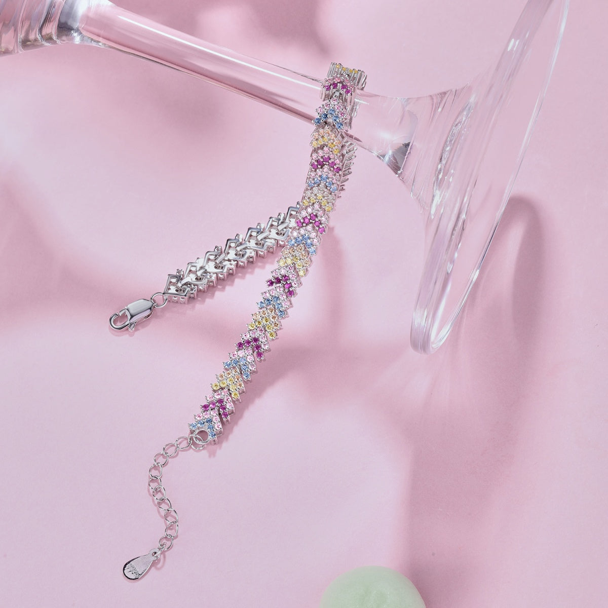 [LuckyStar]Ornate Sparkling Round Cut Party Bracelet