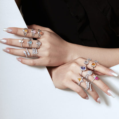 [LuckyStar]Unique Vivid Snake Shape Daily Ring