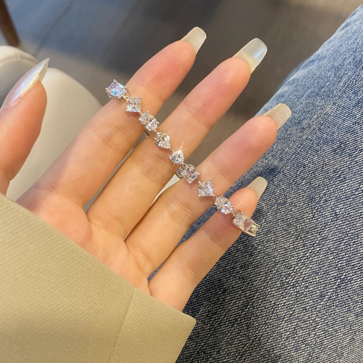 [LuckyStar]Unique Exquisite Multi Cut Daily Bracelet