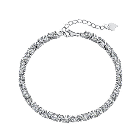 [LuckyStar]Dazzling Romantic Heart Shape Lover Bracelet