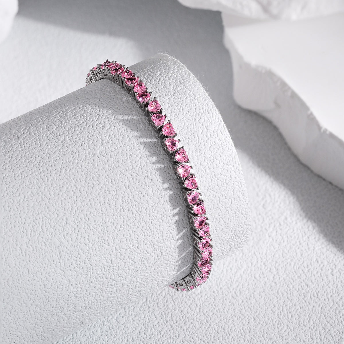[LuckyStar]Dazzling Romantic Heart Shape Lover Bracelet