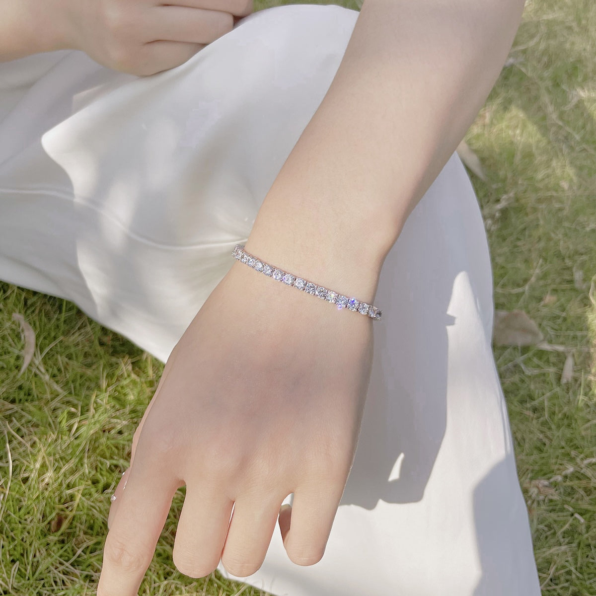 [LuckyStar]Radiant Colorful Round Cut Party Bracelet