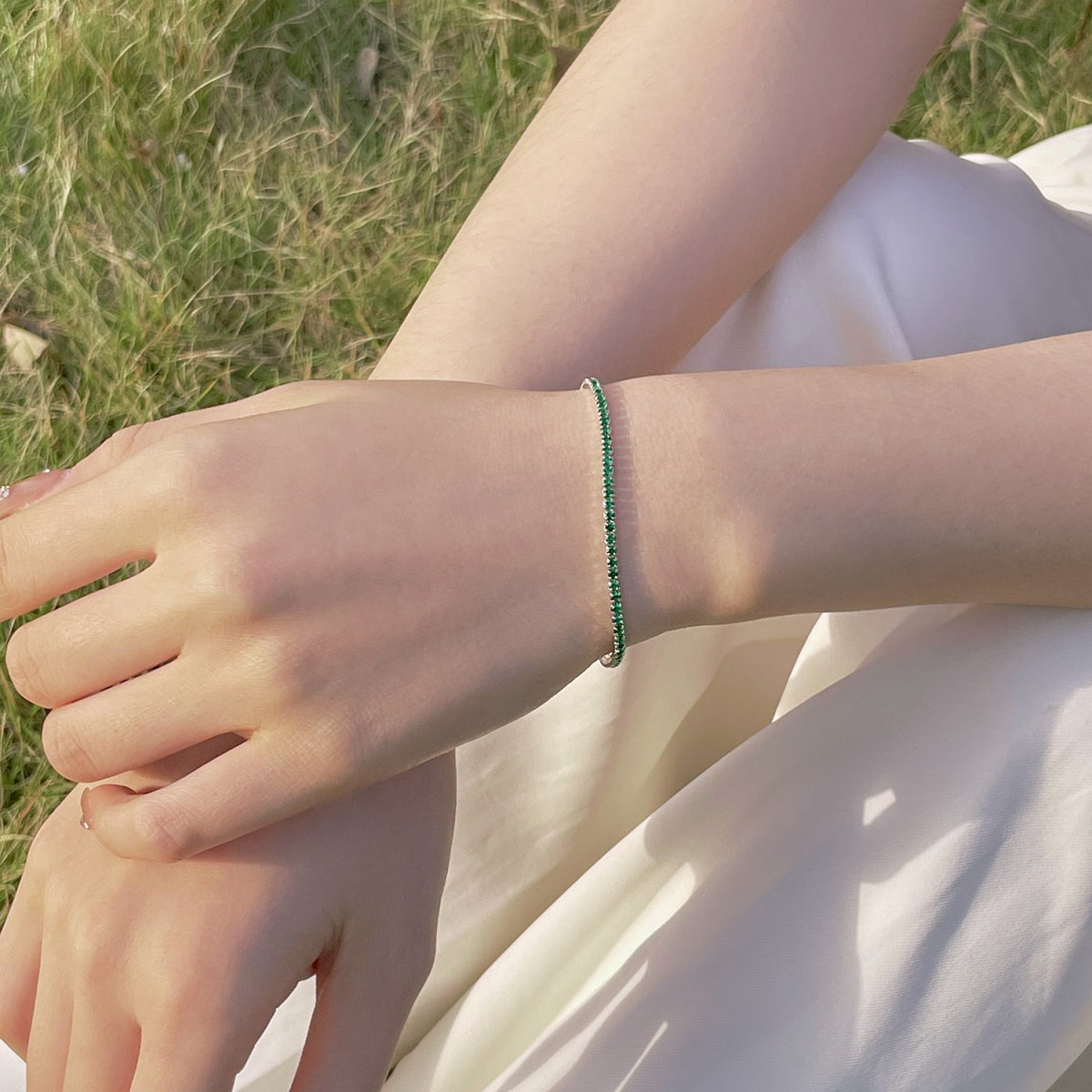 [LuckyStar]Radiant Colorful Round Cut Party Bracelet