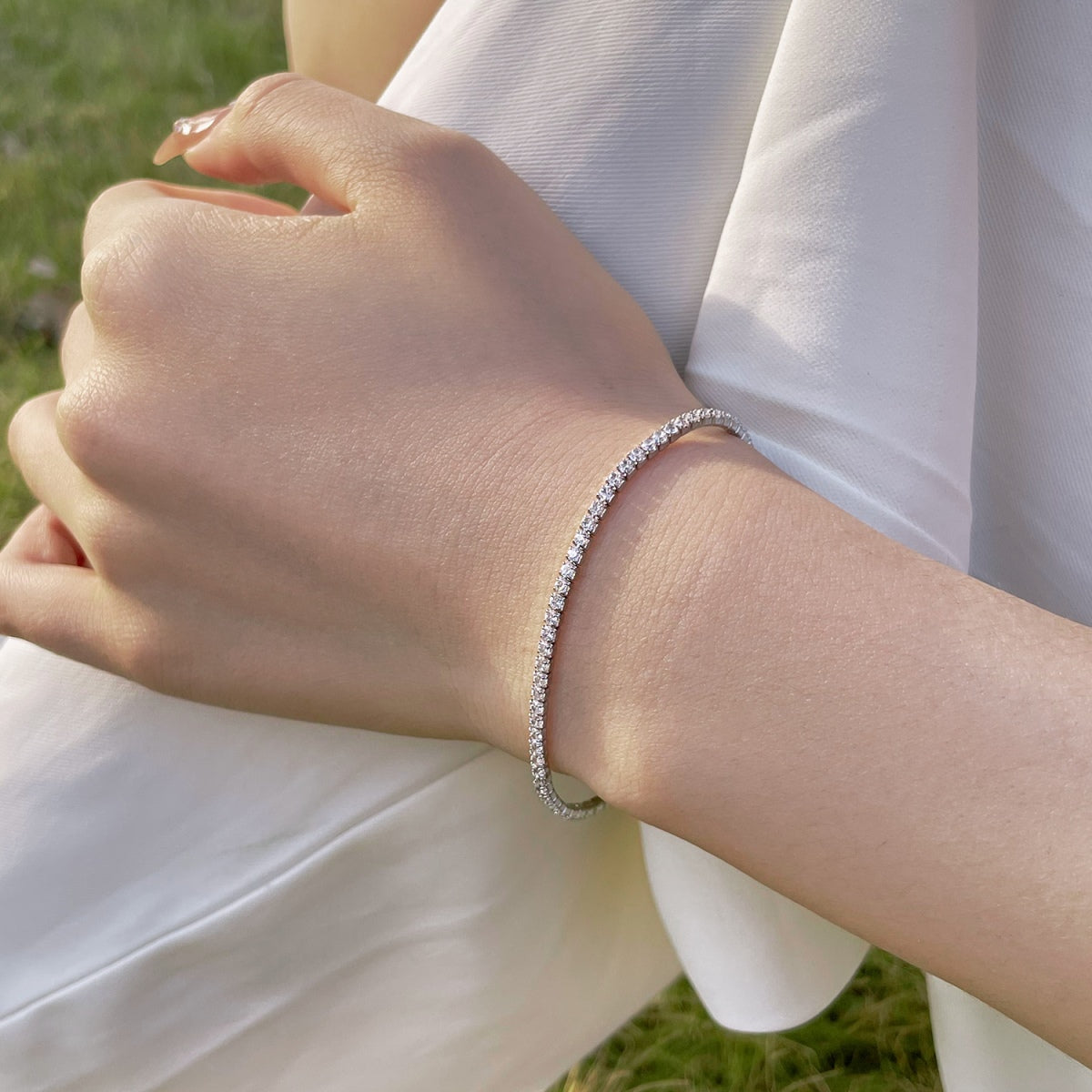 [LuckyStar]Radiant Colorful Round Cut Party Bracelet