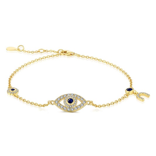 [LuckyStar]Dainty Eye Shape Necklace