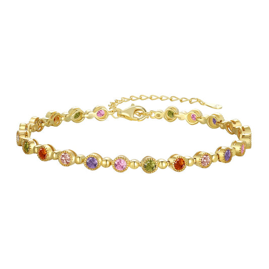 [LuckyStar]Sparkling Exquisite Round Cut Party Bracelet