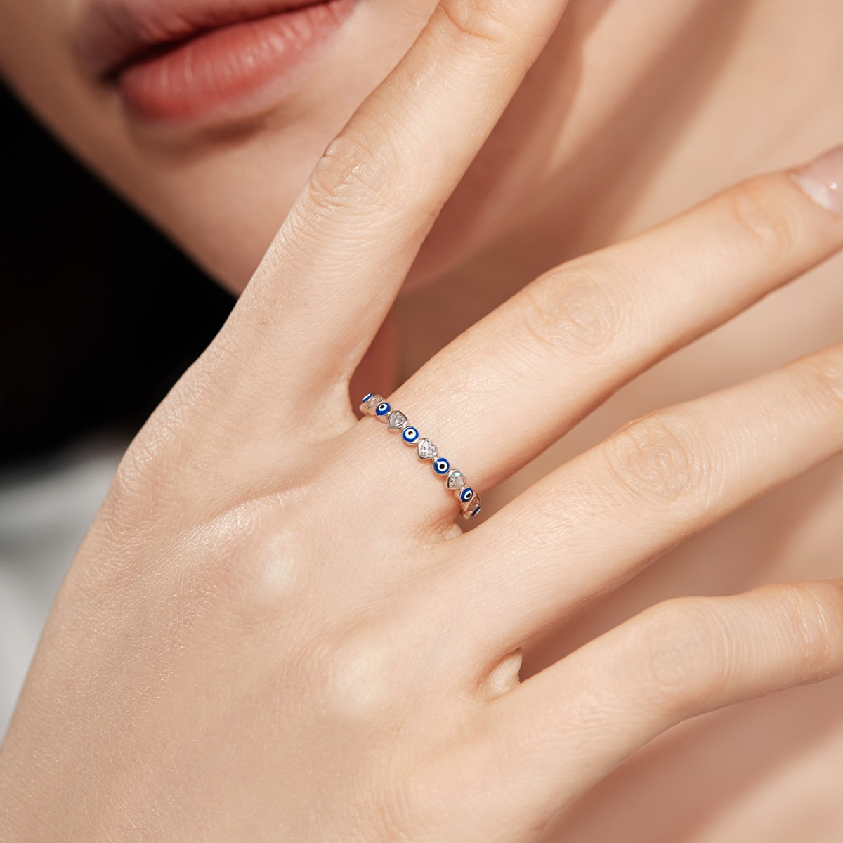 [LuckyStar]Radiant Colorful Round Shape Daily Ring