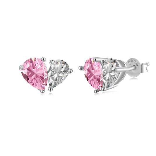 [LuckyStar]Dazzling Elegant Heart Cut Lover Earrings