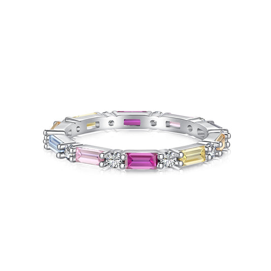 [LuckyStar]Lively In Shades Elegant Radiant Cut Daily Ring
