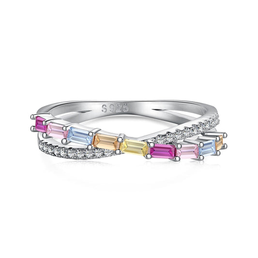 [LuckyStar]Energetic Elegant Radiant Cut Party Ring