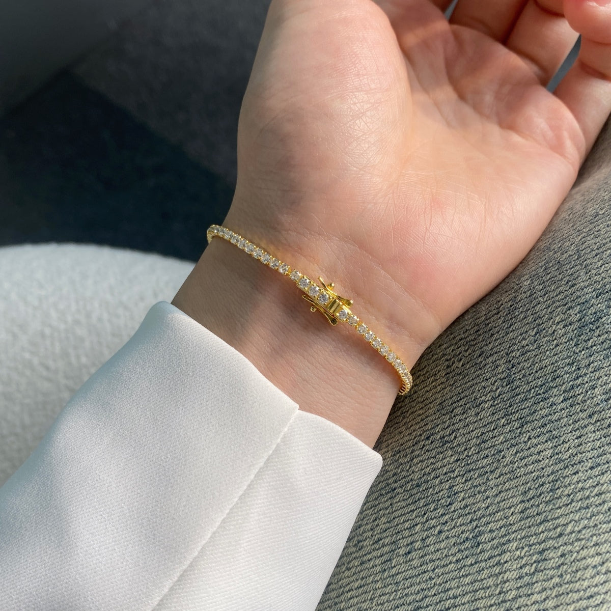 [LuckyStar]Radiant Colorful Round Cut Party Bracelet