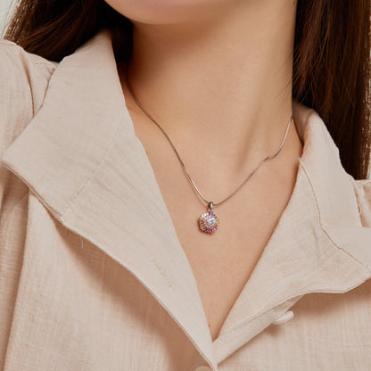 [LuckyStar]Charming Flower Colorful Necklace