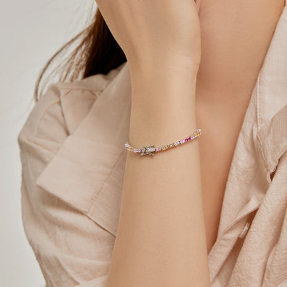 [LuckyStar]Delicate Romantic Heart Shape Lover Bracelet