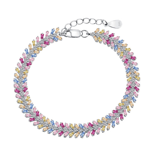 [LuckyStar]Dainty Radiant Emerald Cut Daily Bracelet