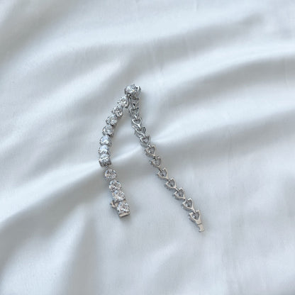 [LuckyStar]0.75 Carat Elegant Romantic Heart Shape Lover Bracelet