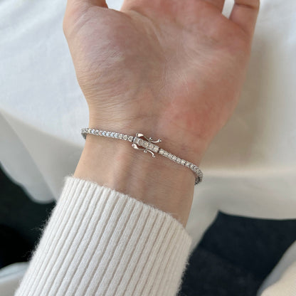 [LuckyStar]Dazzling Exquisite Round Cut Daily Bracelet