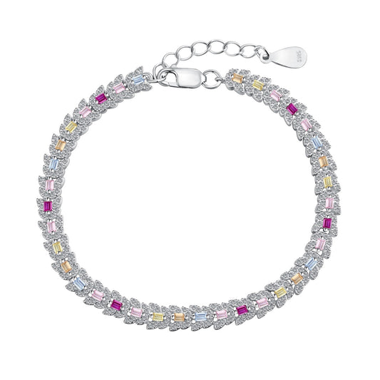 [LuckyStar]Delicate Colorful Multi Cut Daily Bracelet
