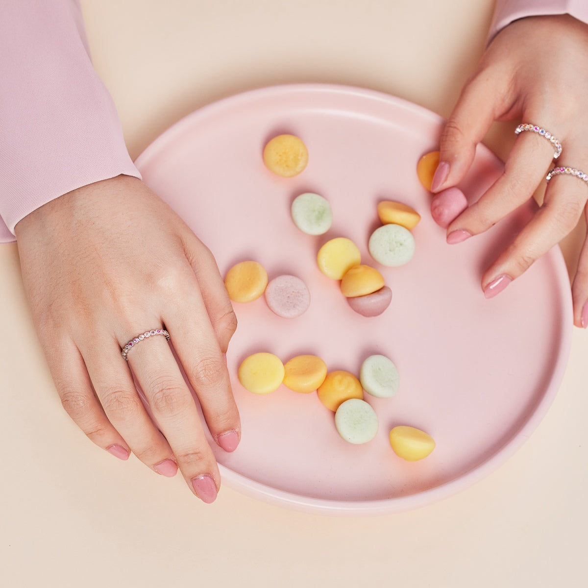 [LuckyStar]Radiant Sparkling Round Cut Daily Ring