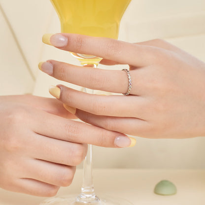 [LuckyStar]Radiant Sparkling Round Cut Daily Ring