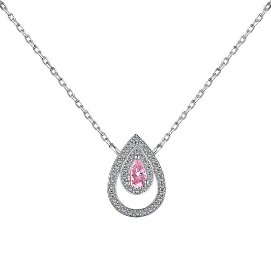 [LuckyStar]Sparkling Pear Cut Necklace