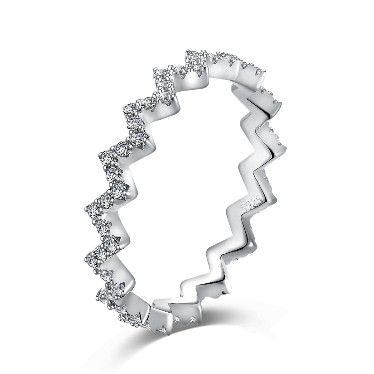 [LuckyStar]Delicate Enchanting Wave Shape Daily Ring