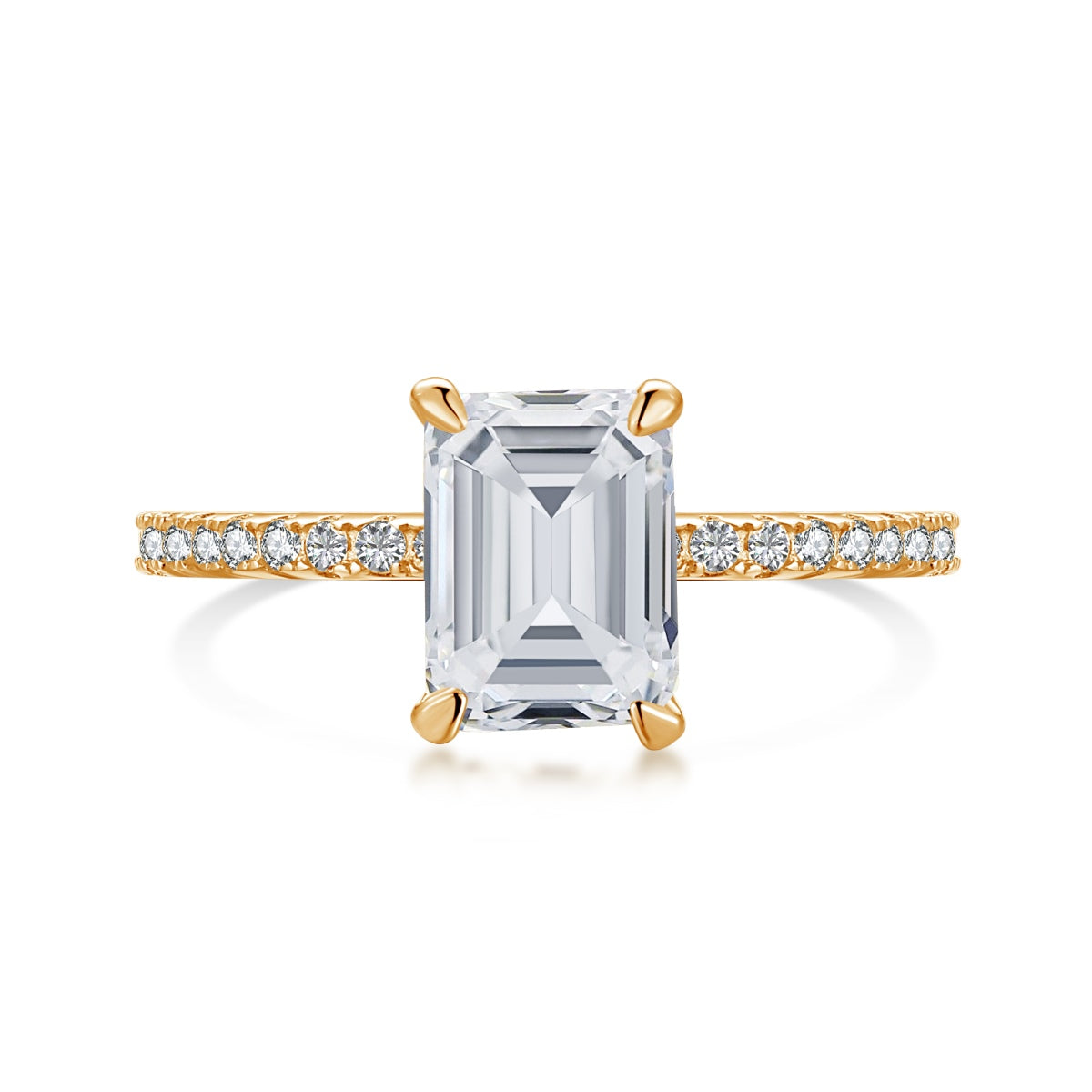 [LuckyStar]2.0 Carat Scintillating Ornate Radiant Cut Party Ring