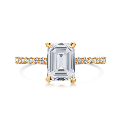 [LuckyStar]2.0 Carat Scintillating Ornate Radiant Cut Party Ring