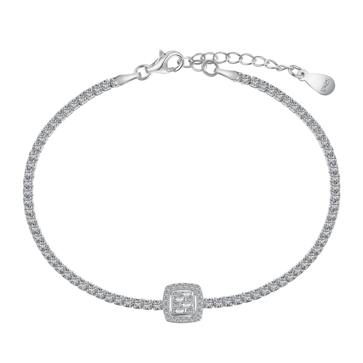 [LuckyStar]Luxurious Dazzling Square Shape Banquet Bracelet