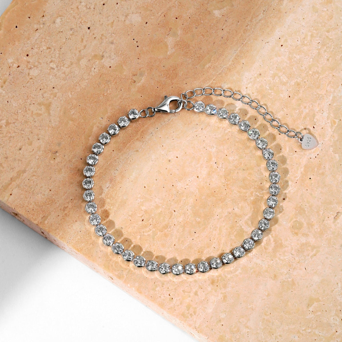 [LuckyStar]Dazzling Sparkling Round Cut Daily Bracelet