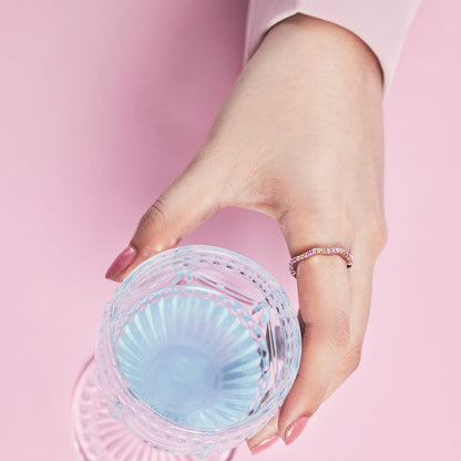 [LuckyStar]Dainty Colorful Round Cut Party Ring