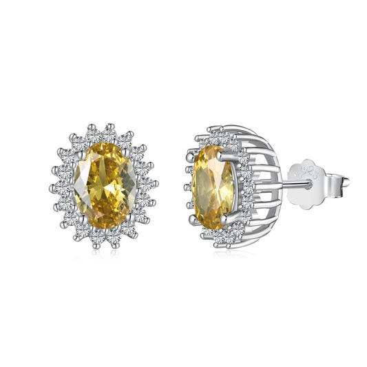 [LuckyStar]Delicate Radiant Oval Cut Daily Earrings