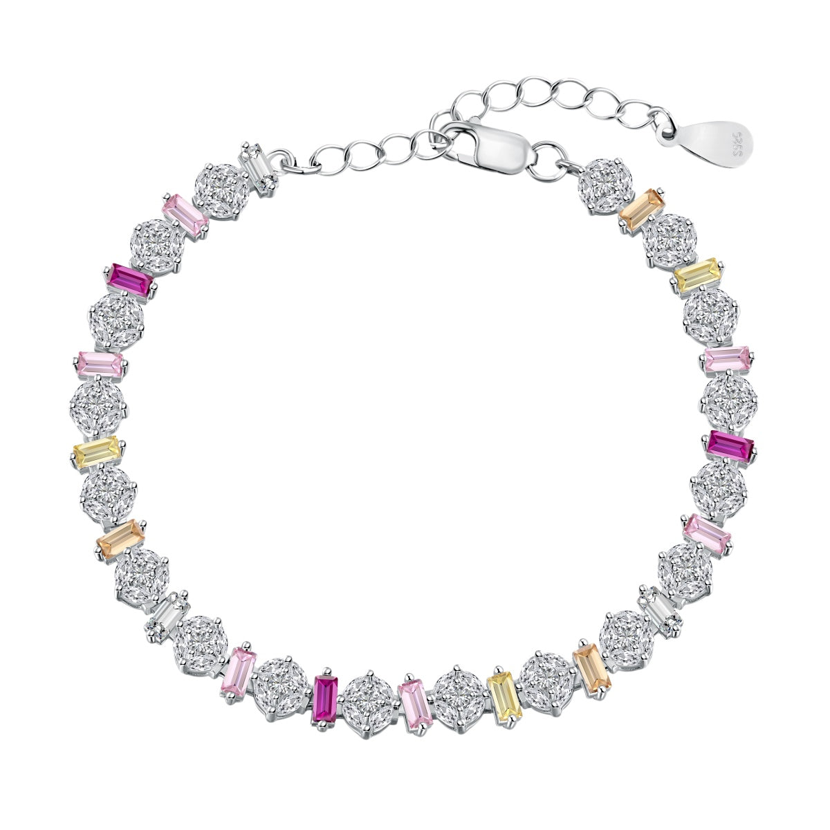 [LuckyStar]Radiant Colorful Round Shape Daily Bracelet