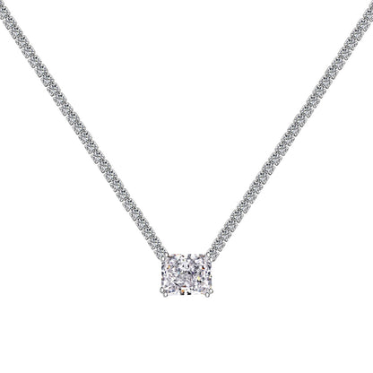 [LuckyStar]4.0 Carat Elegant Radiant Cut Necklace
