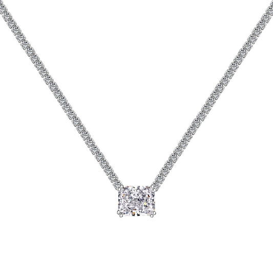 [LuckyStar]4.0 Carat Elegant Radiant Cut Necklace