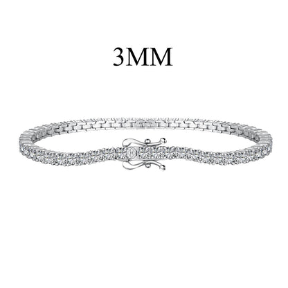 [LuckyStar]Dainty Charming Round Cut Tennis Bracelet