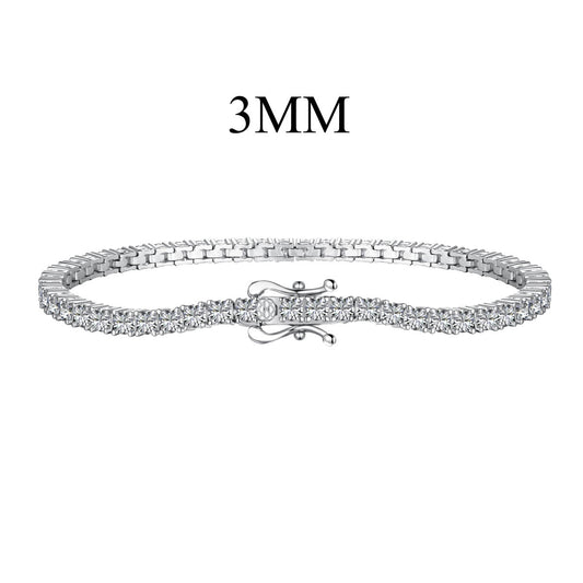 [LuckyStar]Dainty Charming Round Cut Tennis Bracelet