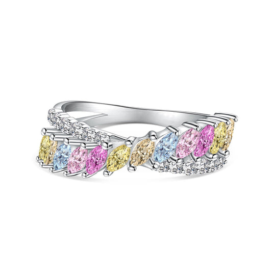 [LuckyStar]Unique Colorful Marquise Cut Daily Ring