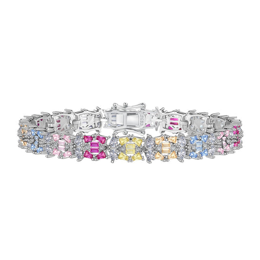 [LuckyStar]Delicate Colorful Multi Cut Party Bracelet
