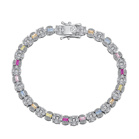 [LuckyStar]Dazzling Radiant Multi Cut Daily Bracelet