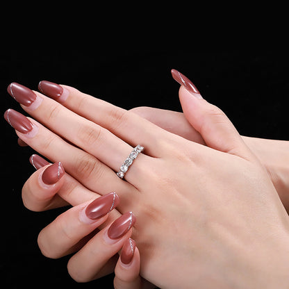 [LuckyStar]Eternity Round Cut Tennis Ring
