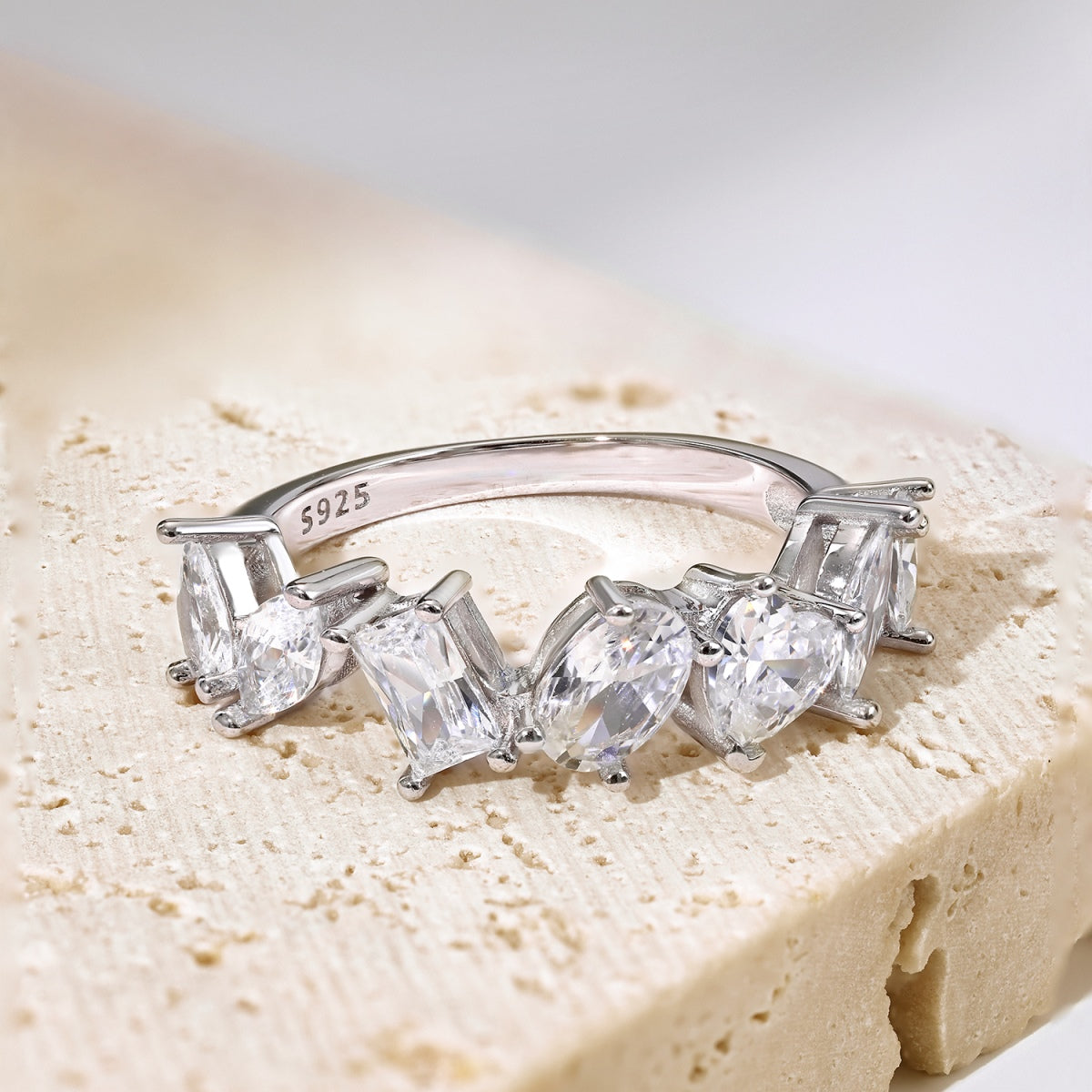 [LuckyStar]Delicate Multi Cut Ring