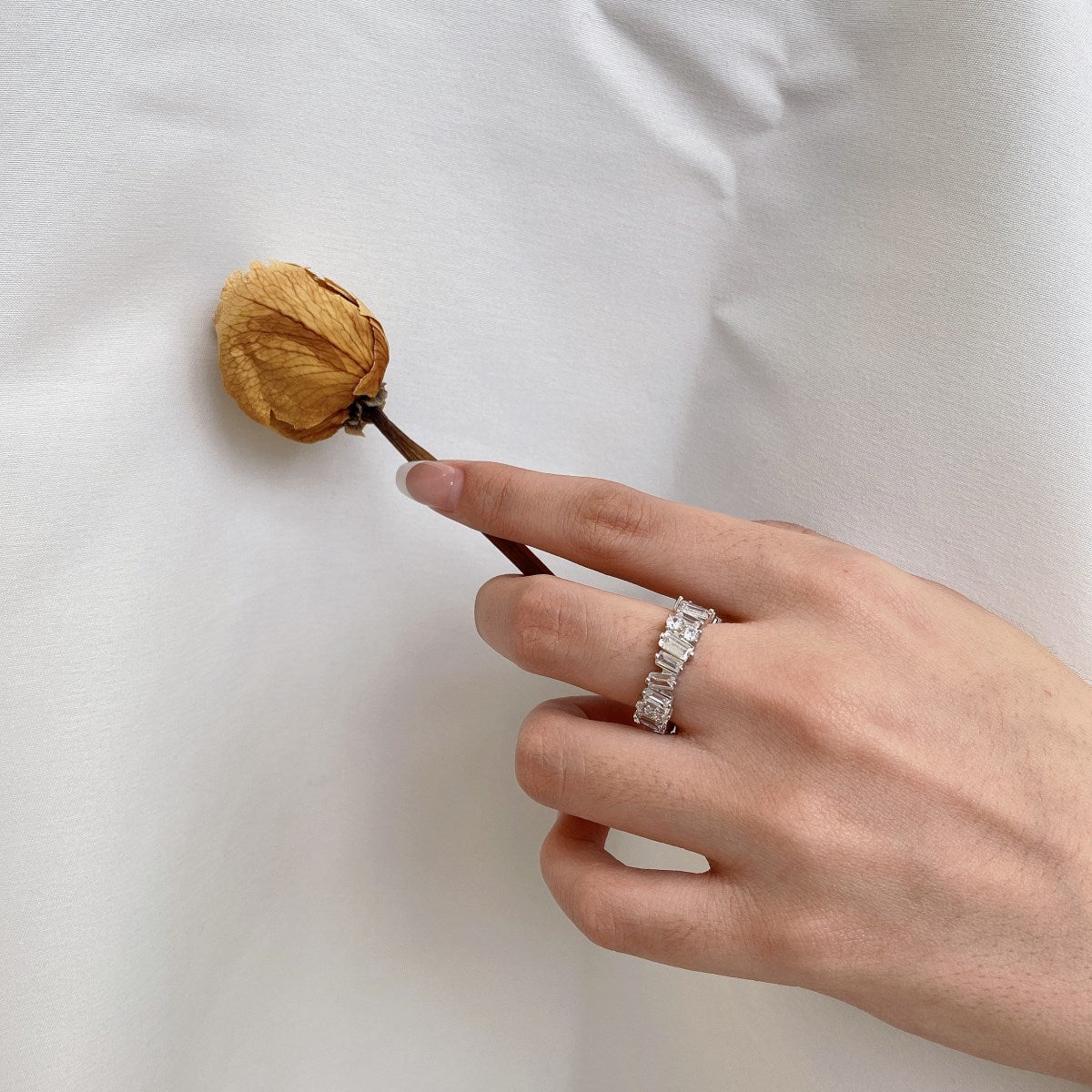 [LuckyStar]Delicate Multi Shape Tennis Ring