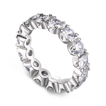 [LuckyStar]Eternity Round Cut Tennis Ring