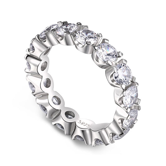 [LuckyStar]Eternity Round Cut Tennis Ring