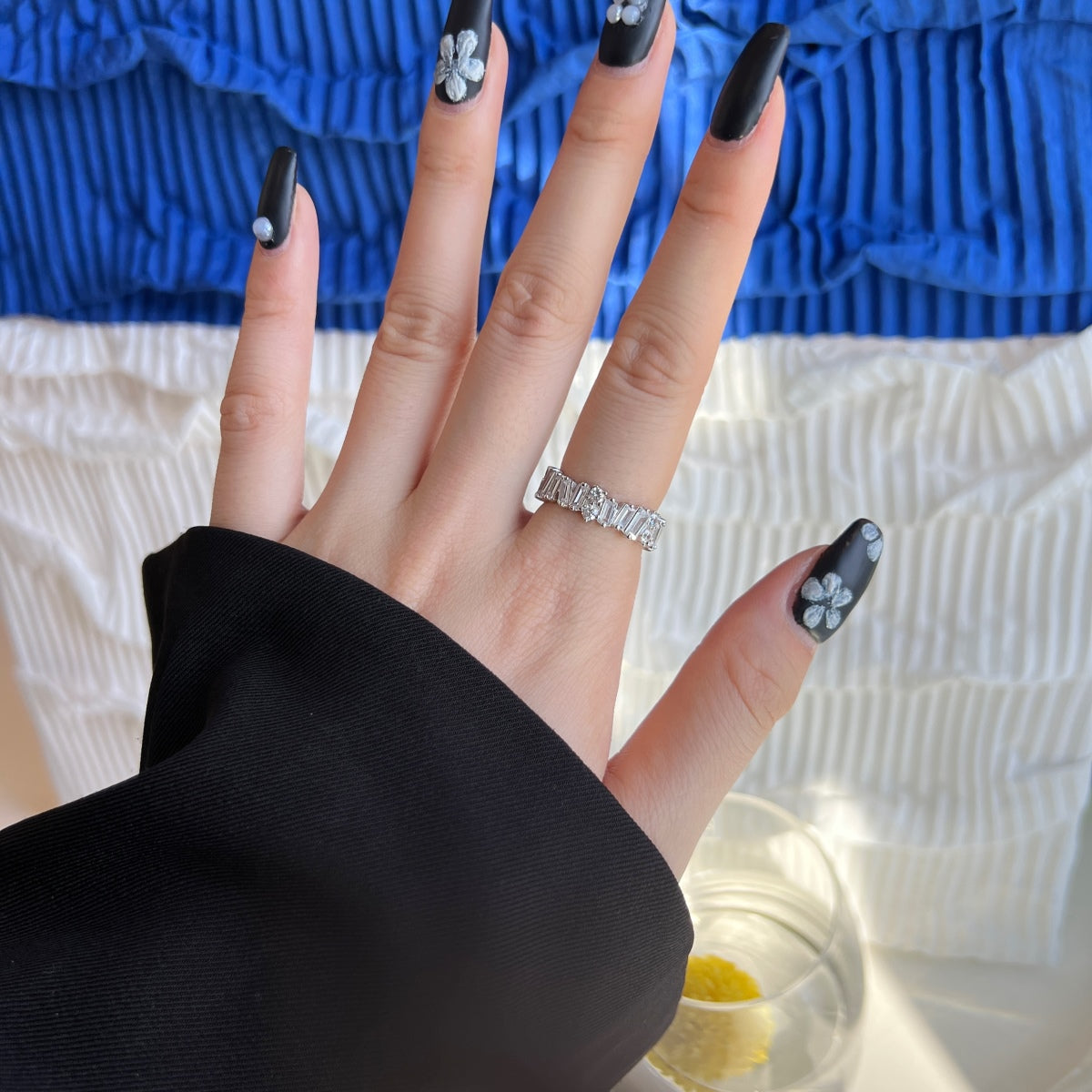 [LuckyStar]Delicate Multi Shape Tennis Ring