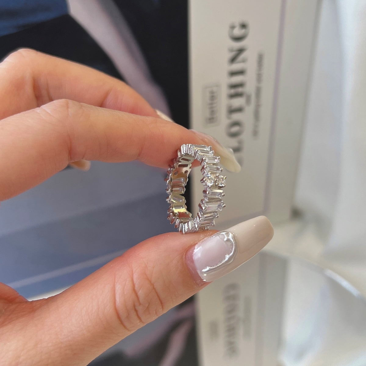 [LuckyStar]Delicate Multi Shape Tennis Ring